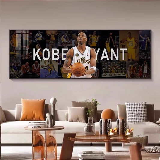 Kobe Bryant Black Mamba 🐍 Career Poster – Basketball Legend Wall Art