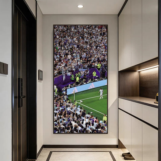 Lionel Messi Argentina 2026 World Cup Champions Poster – Football Legend Wall Art