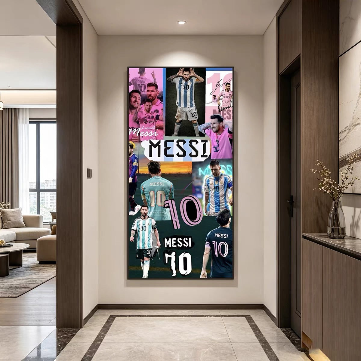 Lionel Messi Argentina 2026 World Cup Champions Poster – Football Legend Wall Art