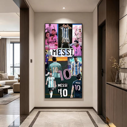 Lionel Messi Argentina 2026 World Cup Champions Poster – Football Legend Wall Art