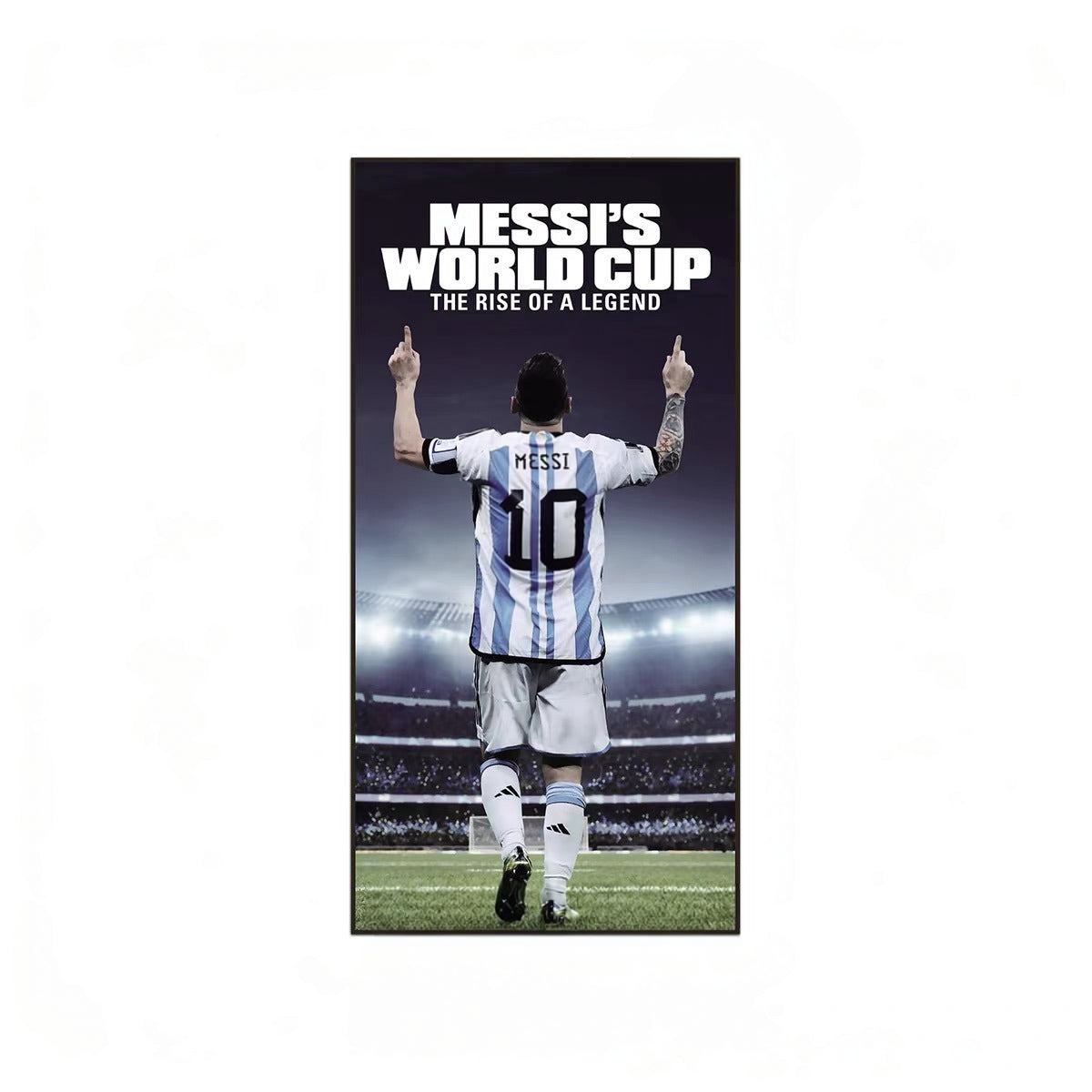 Lionel Messi Argentina 2026 World Cup Champions Poster – Football Legend Wall Art