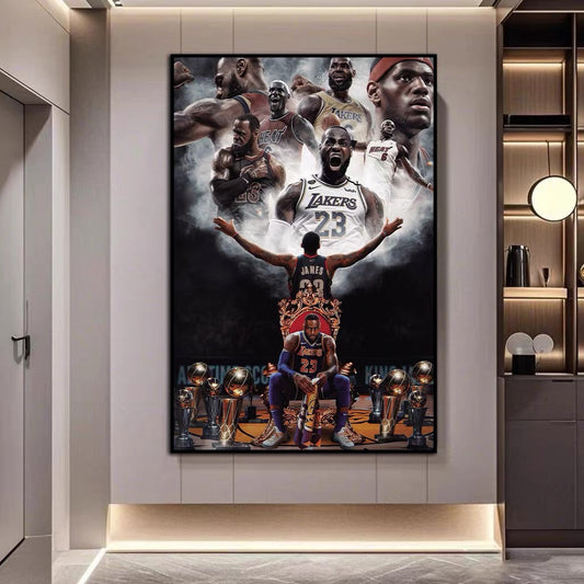 LeBron James 👑 Vertical 2:3 WallArt