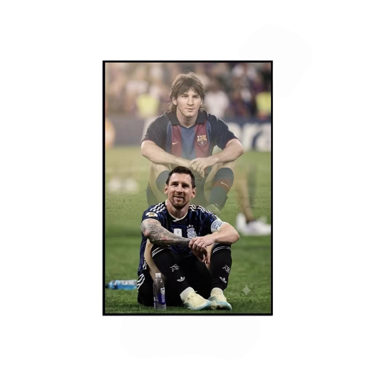 Lionel Messi Argentina No.10 Jersey Poster – Football Legend Wall Art