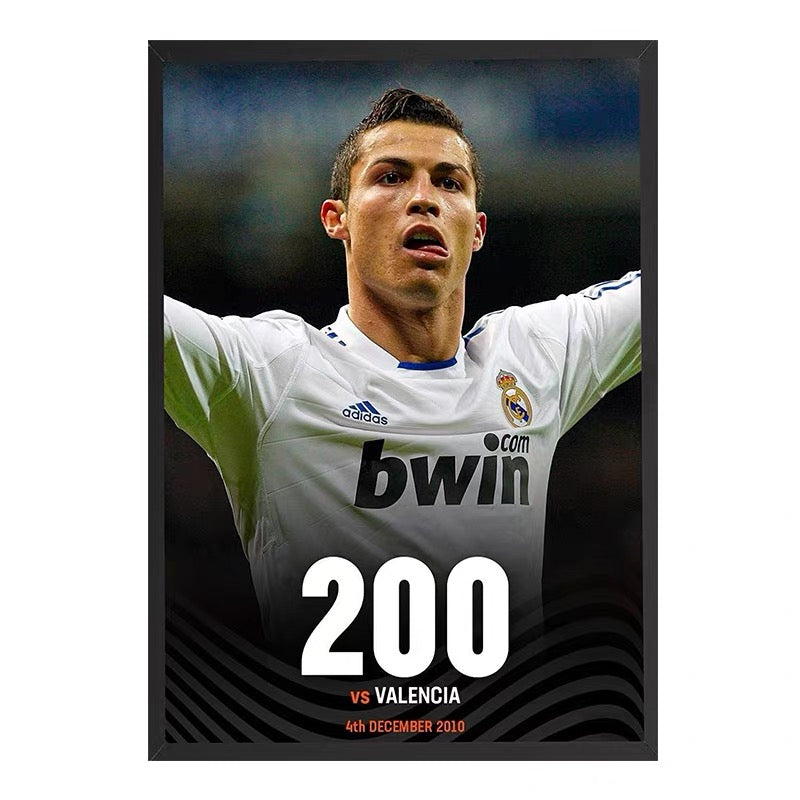Cristiano Ronaldo 900 Goals Milestone Poster – Portugal Football Legend Wall Art