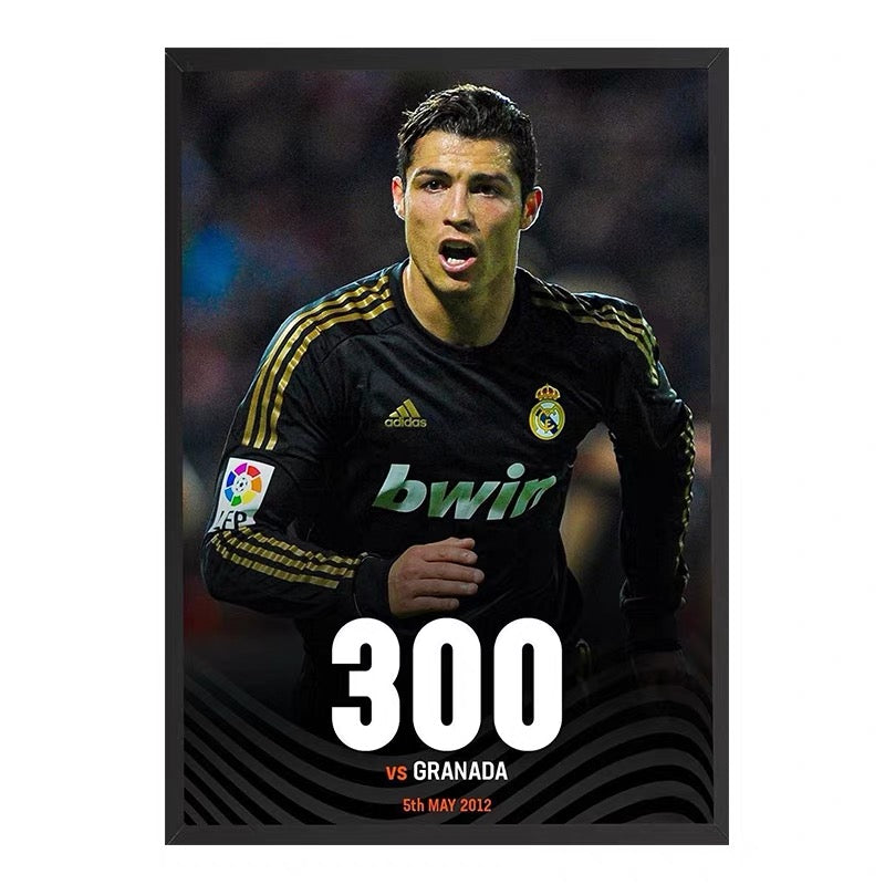 Cristiano Ronaldo 900 Goals Milestone Poster – Portugal Football Legend Wall Art