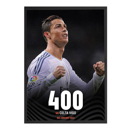 Cristiano Ronaldo 900 Goals Milestone Poster – Portugal Football Legend Wall Art