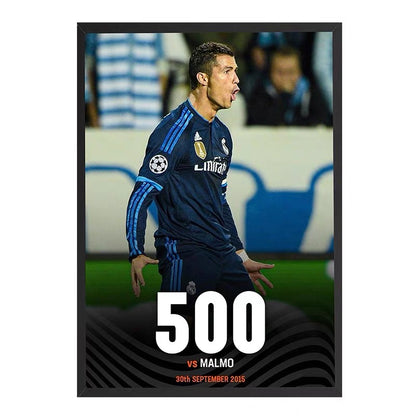 Cristiano Ronaldo 900 Goals Milestone Poster – Portugal Football Legend Wall Art