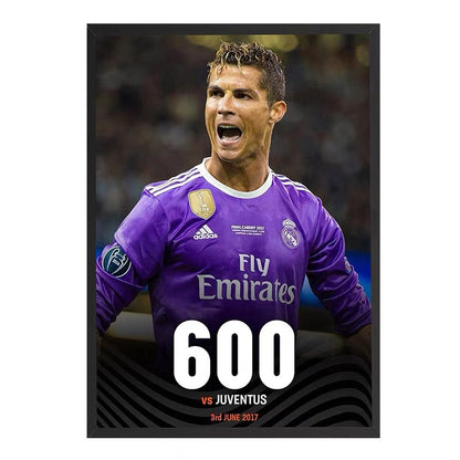Cristiano Ronaldo 900 Goals Milestone Poster – Portugal Football Legend Wall Art