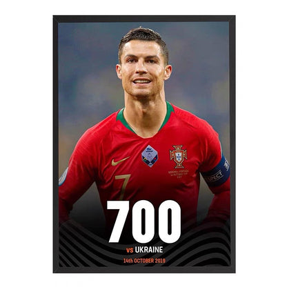Cristiano Ronaldo 900 Goals Milestone Poster – Portugal Football Legend Wall Art