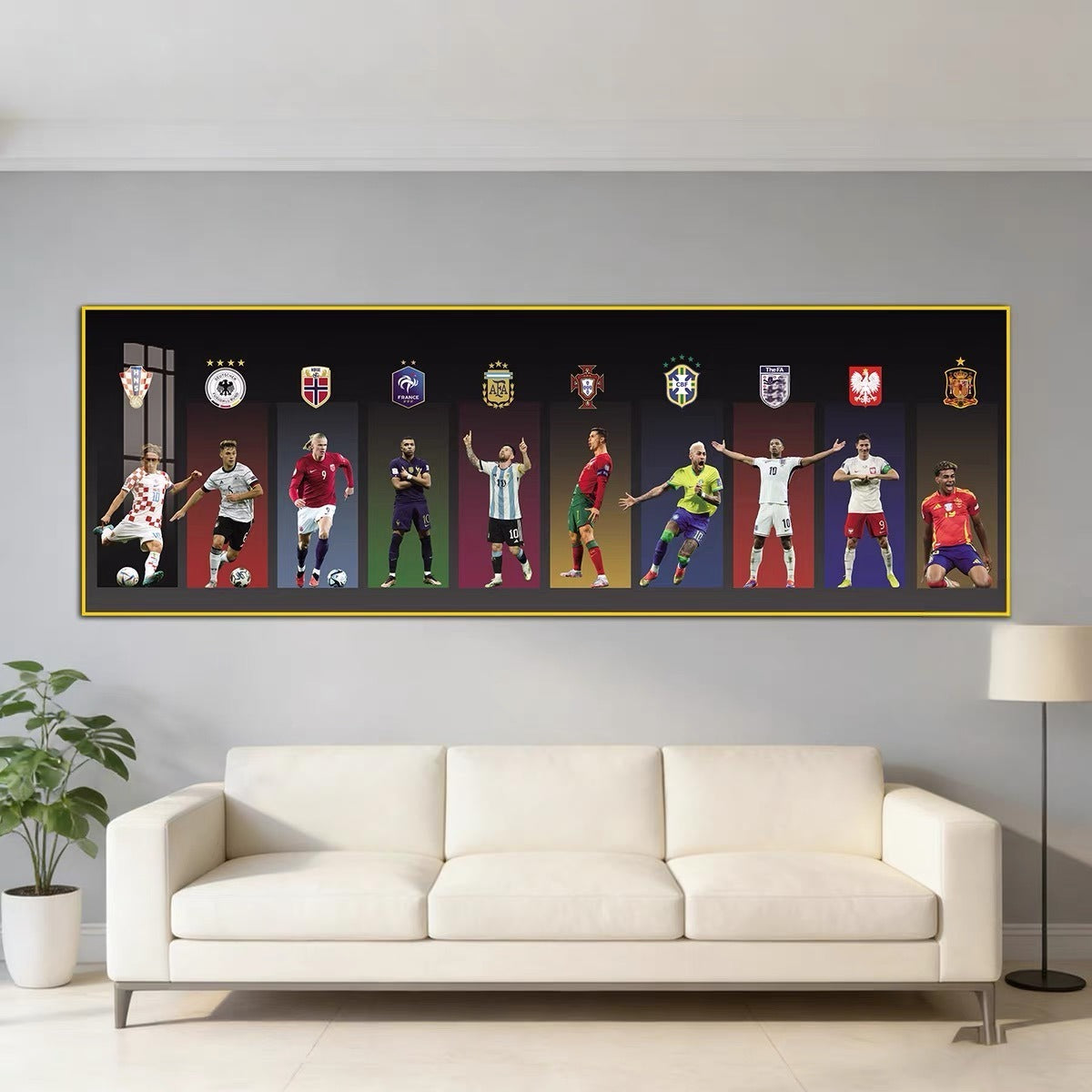 GOAT | Football Legend Wall Art for Soccer Fans
