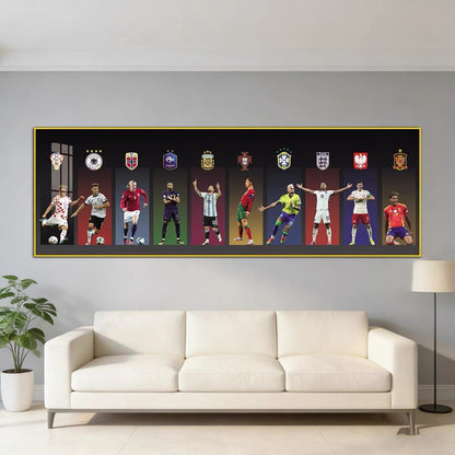 GOAT | Football Legend Wall Art for Soccer Fans
