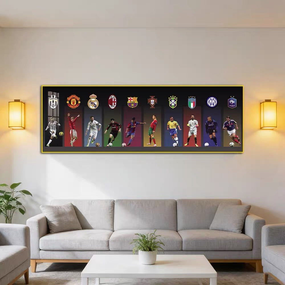 GOAT | Football Legend Wall Art for Soccer Fans