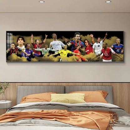GOAT | Football Legend Wall Art for Soccer Fans