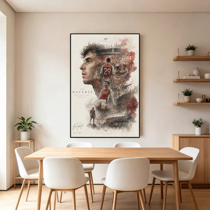 Arsenal Wenger Arteta Champions League Poster – Gunners Football Wall Art