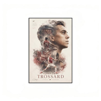 Arsenal Wenger Arteta Champions League Poster – Gunners Football Wall Art