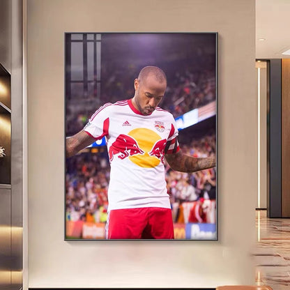 Thierry Henry Arsenal Legend Poster – Premier League Football Wall Art