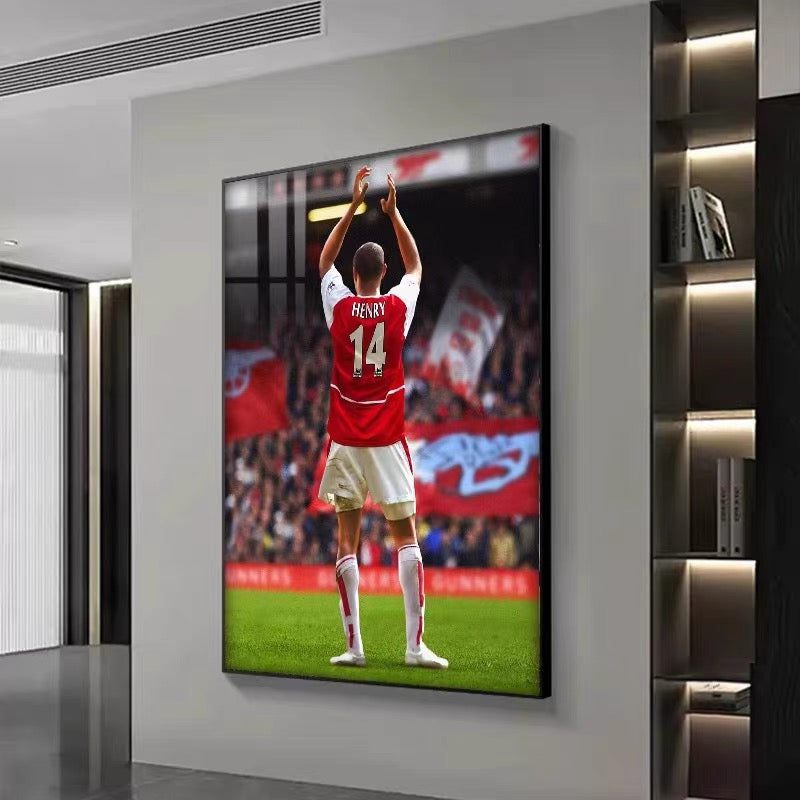 Thierry Henry Arsenal Legend Poster – Premier League Football Wall Art