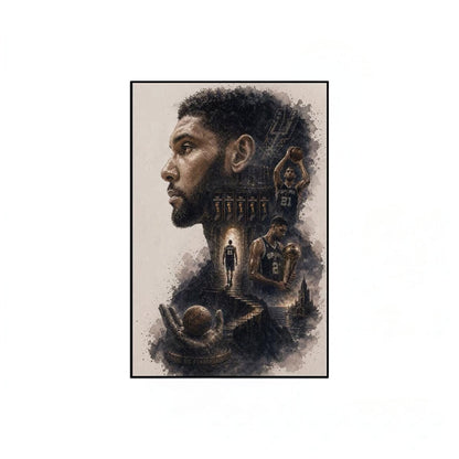 Kobe Bryant LeBron James Stephen Curry Basketball Legends Poster – NBA Wall Art