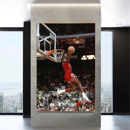 Michael Jordan Dunk - Vertical 2:3 WallArt