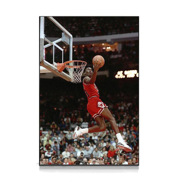 Michael Jordan Dunk - Vertical 2:3 WallArt