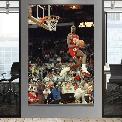 Michael Jordan Dunk - Vertical 2:3 WallArt