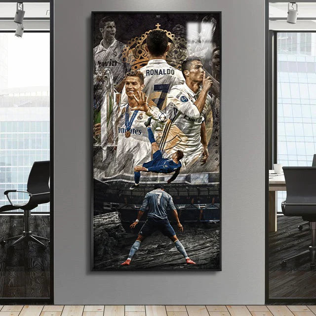 Cristiano Ronaldo Real Madrid - Vertical 1:2 WallArt