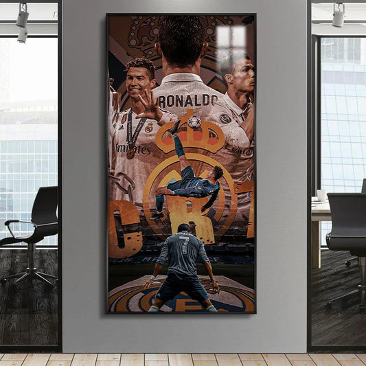 Cristiano Ronaldo Real Madrid - Vertical 1:2 WallArt