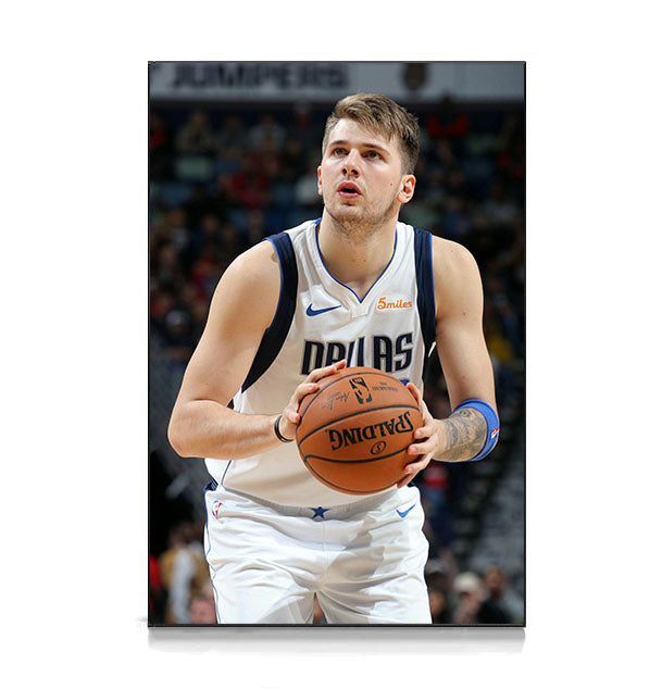 LUKA DONCIC WALL ART - Crystal Porcelain Painting - Aluminum Frame