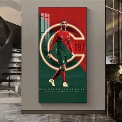 Cristiano Ronaldo Portuguese - Vertical 1:2 WallArt