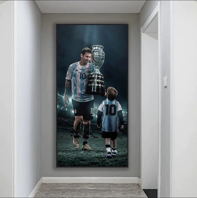 Lionel Messi - Vertical 1:2 WallArt