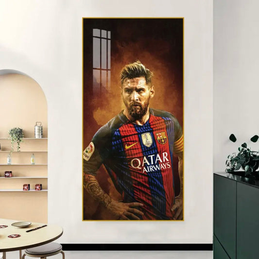 Lionel Messi Barcelona Compilation - Vertical 1:2 WallArt