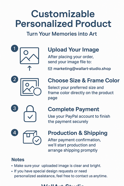 Customize Your Exclusive Wall Art - In Popular Social Media Sizes