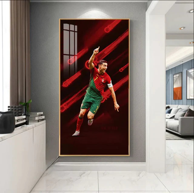 Cristiano Ronaldo Portuguese - Vertical 1:2 WallArt