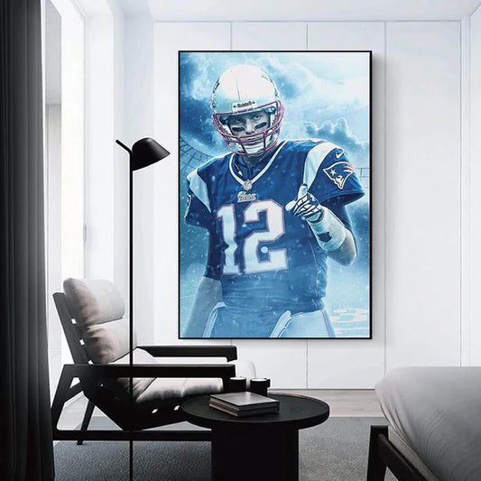 Tom Brady - Vertical 2:3 WallArt