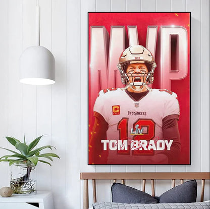 Tom Brady - Vertical 2:3 WallArt