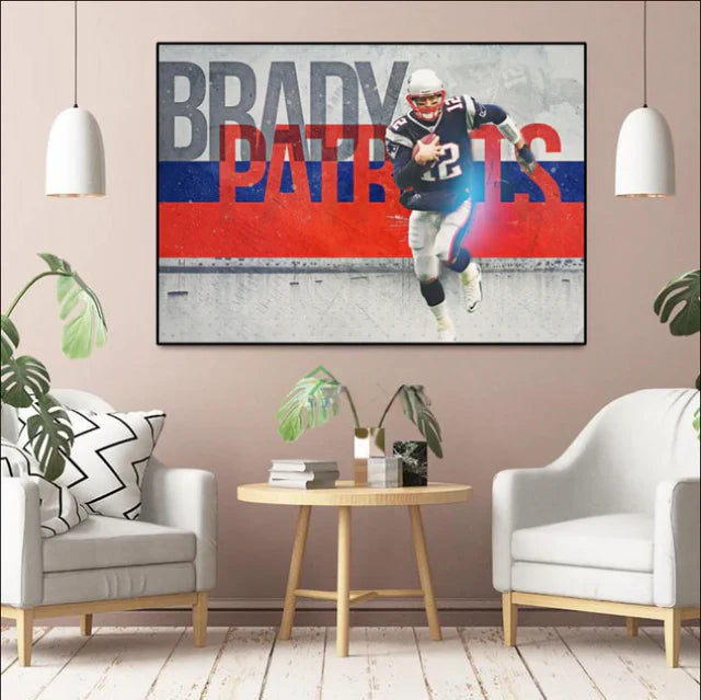 Tom Brady - Horizontal 3:2 WallArt