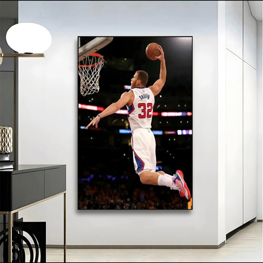 Blake Austin Griffin Wall Art - Crystal Porcelain Painting - Aluminum Frame