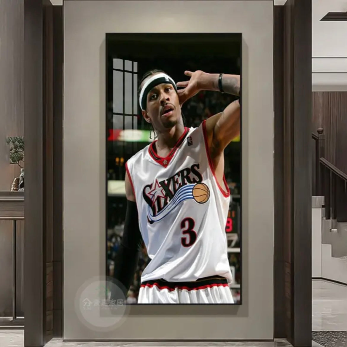 ALLEN IVERSON WALL ART