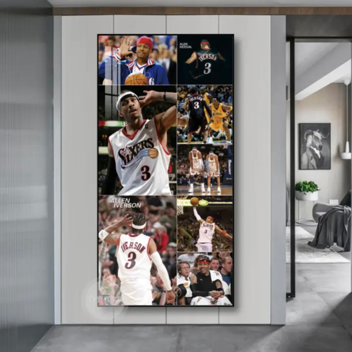 ALLEN IVERSON WALL ART