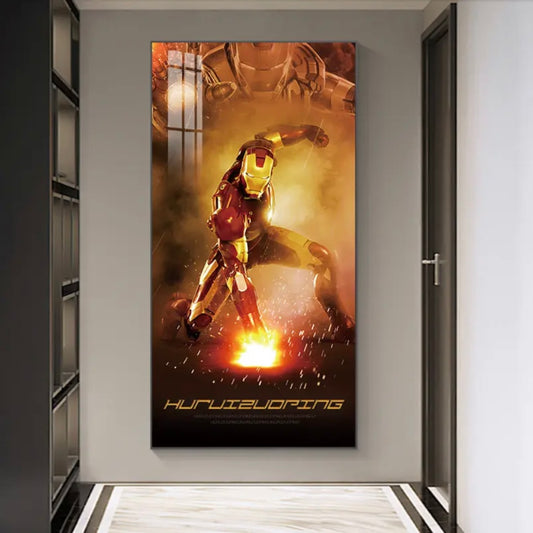 Marvel WALL ART - Crystal Porcelain Painting - Aluminum Frame