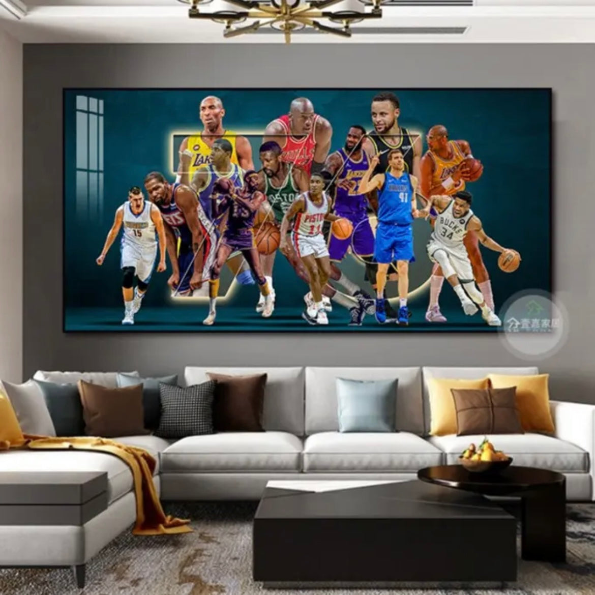 【Top 75 NBA Players】Horizontal 2:1 WallArt