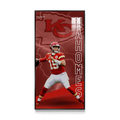 Patrick Mahomes II - Vertical 1:2 WallArt