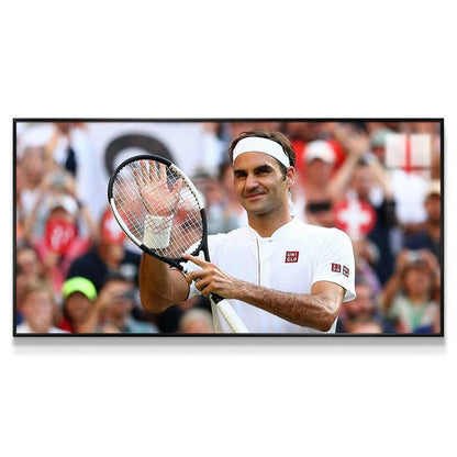 Roger Federer 2:1 WallArt - Crystal Porcelain Painting - Aluminum Frame