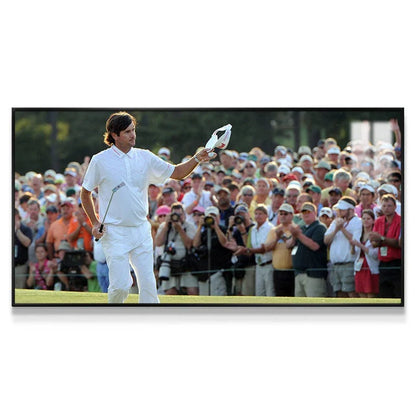 Bubba Watson 2:1 WallArt - Crystal Porcelain Painting - Aluminum Frame