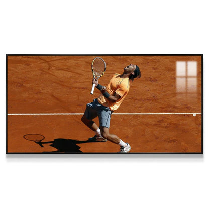 Rafael Nadal 2:1 WallArt - Crystal Porcelain Painting - Aluminum Frame