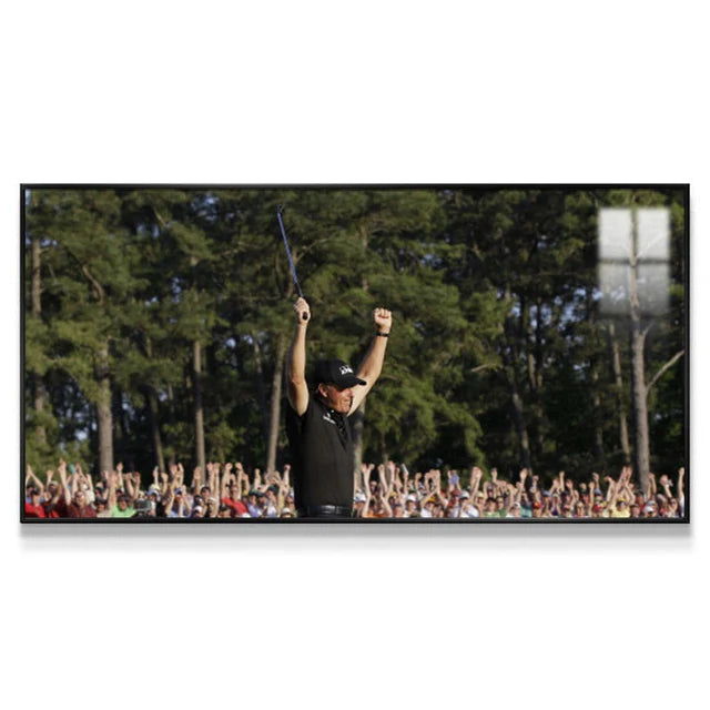Phil Mickelson 2:1 WallArt - Crystal Porcelain Painting - Aluminum Frame