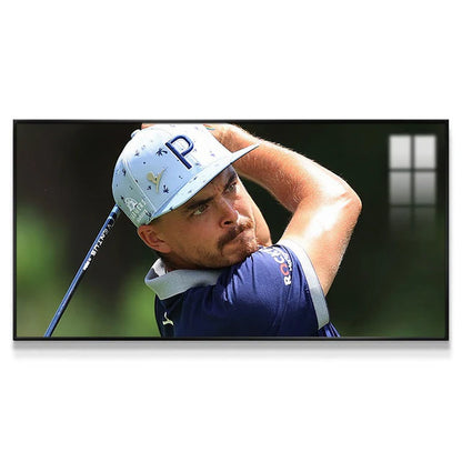 Rickie Fowler 2:1 WallArt - Crystal Porcelain Painting - Aluminum Frame