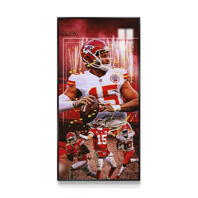 Patrick Mahomes II - Vertical 1:2 WallArt