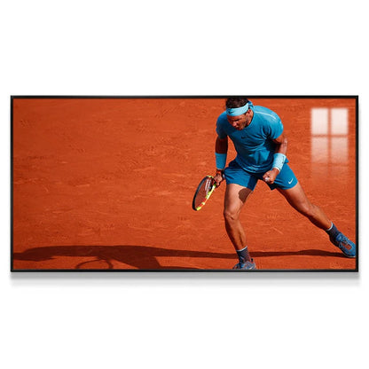 Rafael Nadal 2:1 WallArt - Crystal Porcelain Painting - Aluminum Frame