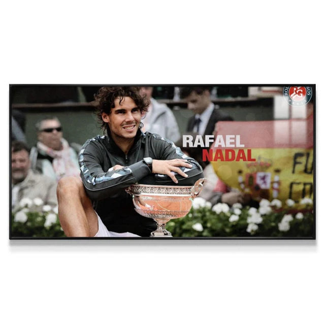 Rafael Nadal 2:1 WallArt - Crystal Porcelain Painting - Aluminum Frame